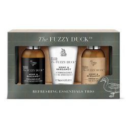The Fuzzy Duck Men's Hemp & Bergamot Small 3 Piece Set